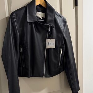 Calvin Klein Black Leather Jacket